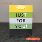 ساک دستی رنگی طرح Just for you مدل 2 در سایز 10 * 18 * 23