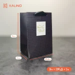 ساک دستی مشکی طرح شطرنجی the really like در سایز 20 * 13.5 * 10