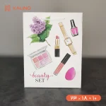 ساک دستی سفید طرح لوارم آرایش در سایز 10 * 18 * 23