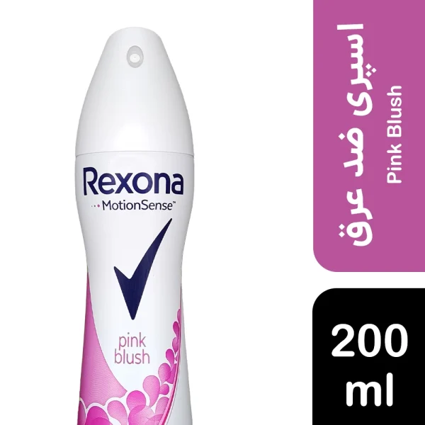 اسپری ضدتعریق زنانه رکسونا مدل Pink Blush حجم 200 میل