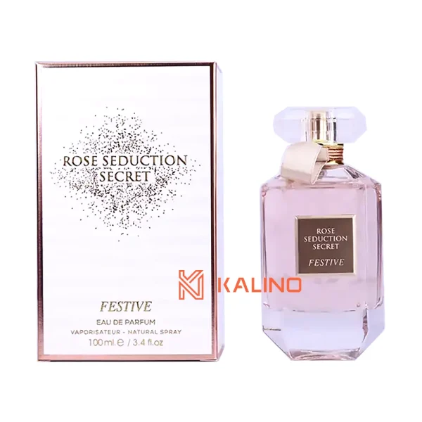 ادکلن زنانه ویکتوریا سکرت فستیو (سلبریشن) فرگرانس ورد حجم 100 میل | Fragrance World Rose Seduction Secret Festive