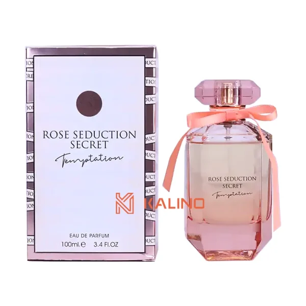 ادکلن زنانه ویکتوریا سکرت تمپتیشن فرگرانس ورد حجم 100 میل | Fragrance World Rose Seduction Secret Temptation