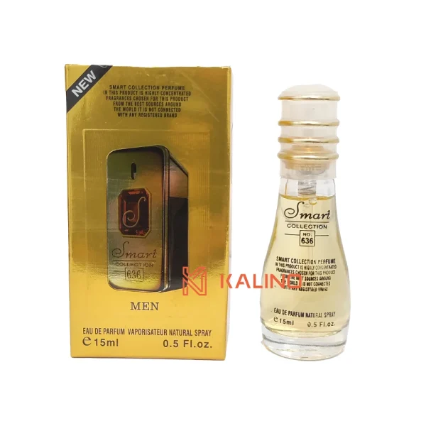 ادکلن مردانه پاکو رابان وان میلیون رویال اسمارت کالکشن کد 636 حجم ۱5 میل | Smart Collection Paco Rabanne One Million Royal