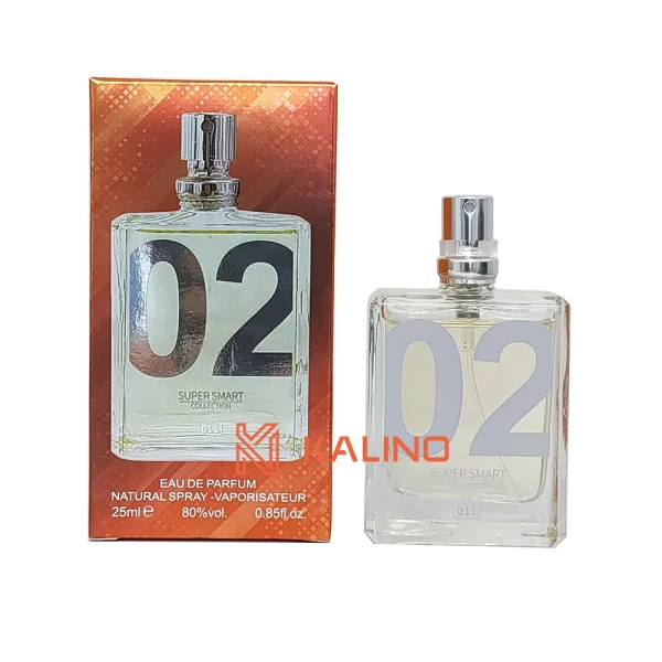 ادکلن مردانه اسنتریک مولکول 02 سوپر اسمارت کد 011 حجم 25 میل | Super Smart Escentric Molecules Molecule 02