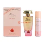 ادکلن زنانه ویکند حجم 100 میل مشابه رایحه باربری ویکند با اسپری | Fragrance World Burberry Weekend