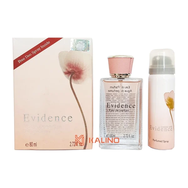 ادکلن زنانه اویدنس فراگرنس ورد 80 میل با اسپری | Fragrance Yves Rocher Evidence