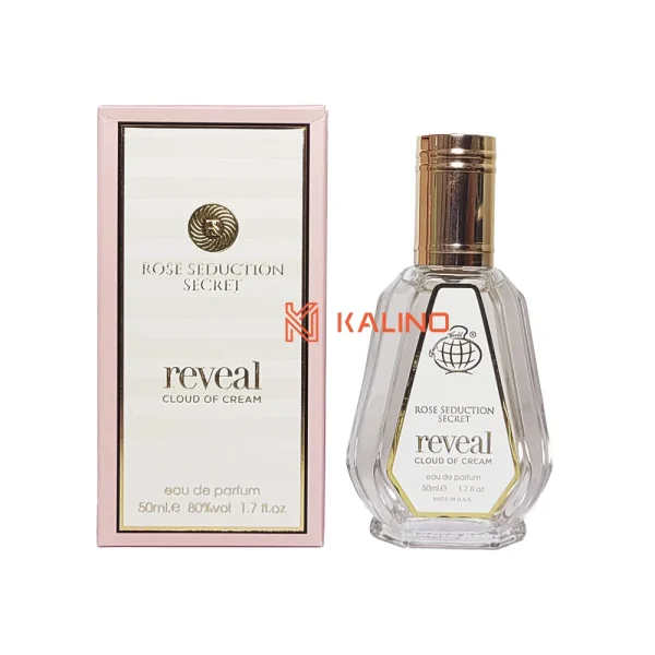 ادکلن زنانه ویکتوریا سکرت ریویل تیس کرم کلاود فرگرانس ورد حجم 50 میل | Fragrance World Rose Seduction Secret Reveal Cloud of Cream