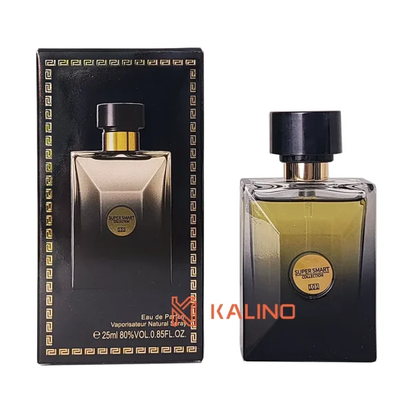 ادکلن مردانه ورساچه پورهوم عود نویر سوپر اسمارت کد 101 حجم 25 میل | Super Smart Versace Pour Homme Oud Noir