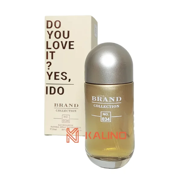 ادکلن زنانه 212 وی آی پی رز برند کالکشن کد 034 حجم 25 میل | Brand Collection Carolina Herrera 212 VIP Rose