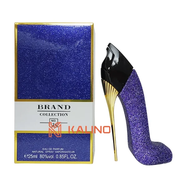 ادکلن زنانه گود گرل گلیتر کالکتور برند کالکشن کد 124 حجم 25 میل | Brand Collection Carolina Herrera Good Girl Glitter Collector
