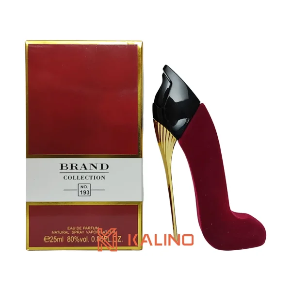 ادکلن زنانه گودگرل ولوت فتال برند کالکشن کد 193 حجم 25 میل | Brand Collection Carolina Herrera Good Girl Velvet Fatale